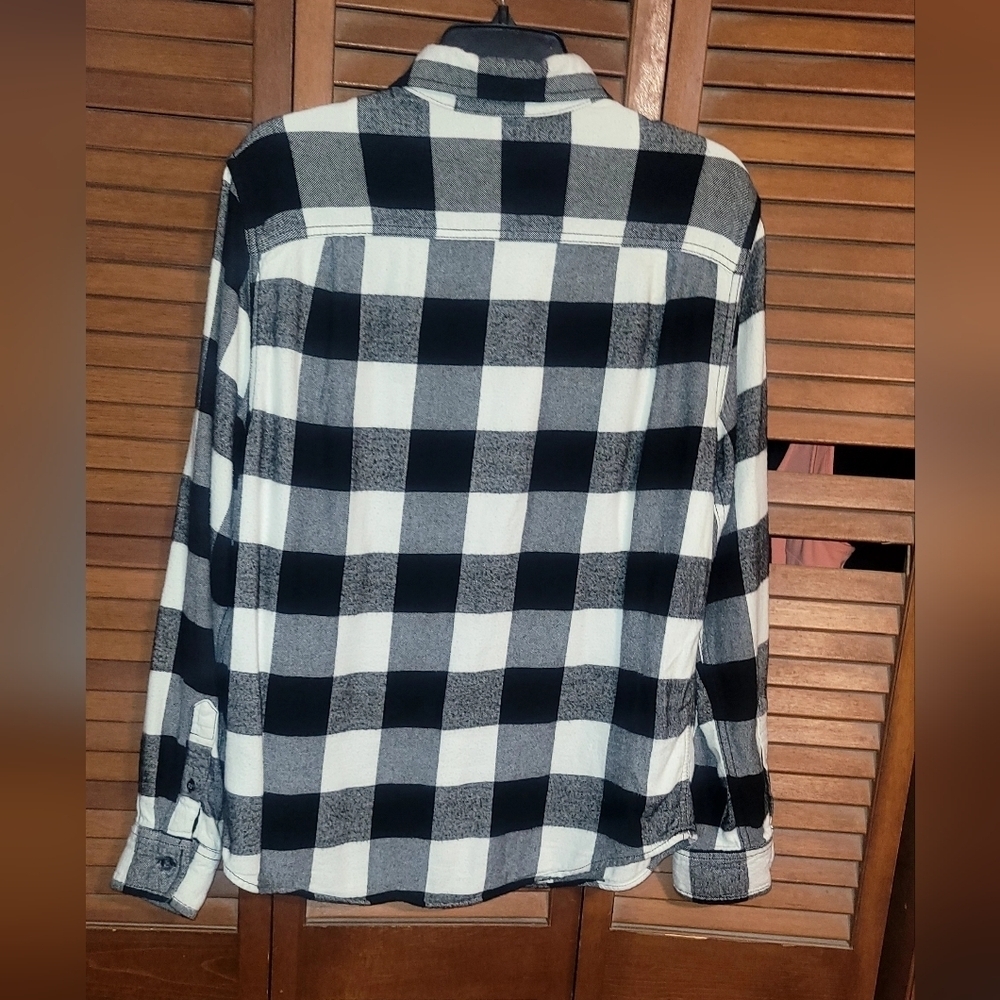 George Black and White Checkered Casual Shirt - Picture 2 of 7